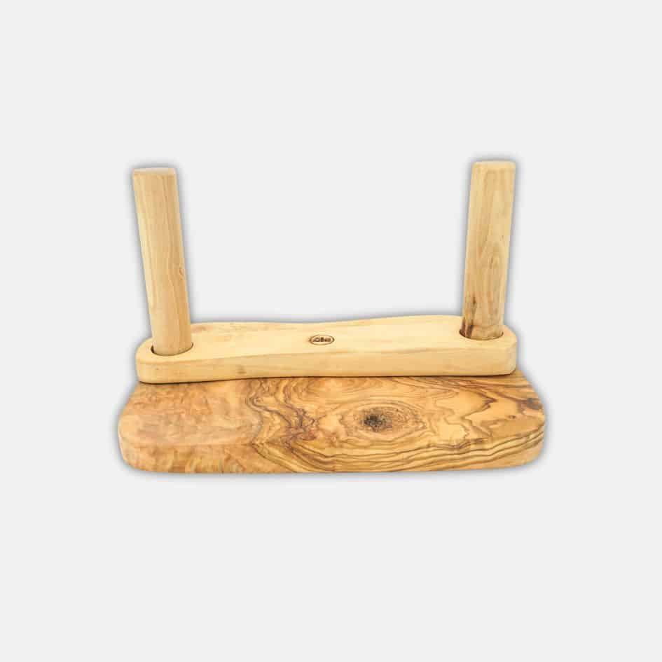 Porte-Papier en Bois d'Olivier – Artisanat Écologique