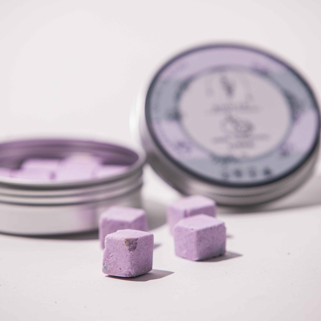 12 cubes d'après-shampoing solide musk blanc rouge rose pour cheveux gras