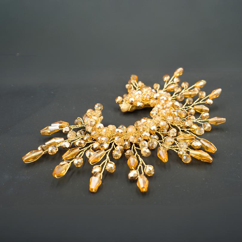 بروش/أقراط ذهبية، نموذج الشمس