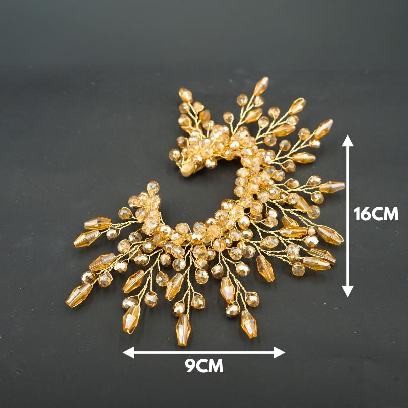 بروش/أقراط ذهبية، نموذج الشمس