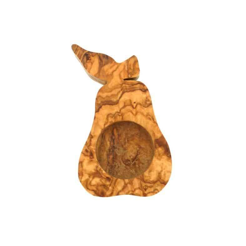 bougeoir en bois d'olivier fait main pour une ambiance chaleureuse