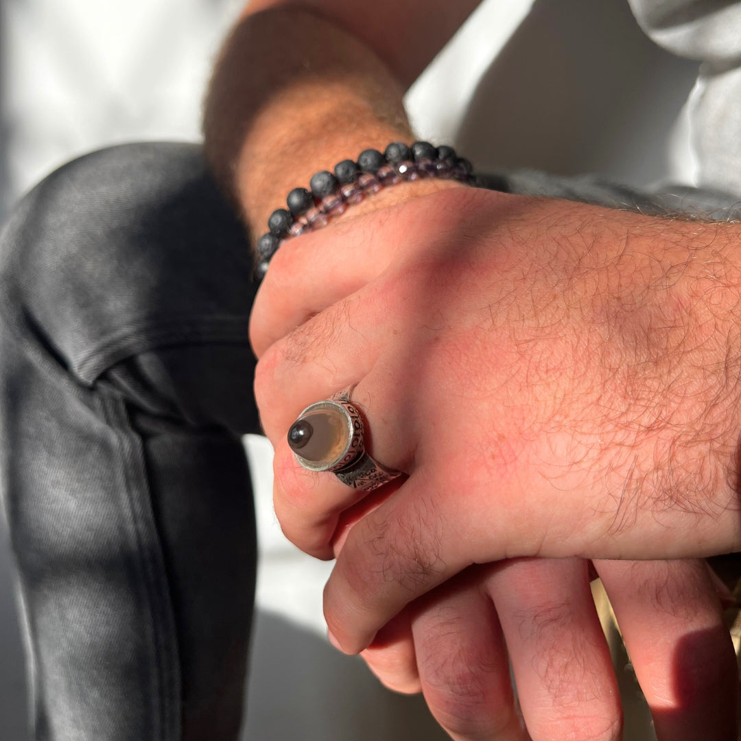 Bague Chevalière Aqeeq Souleimani
