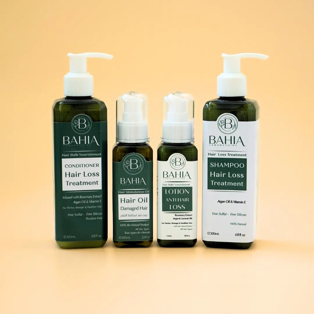 Pack antichute cheveux premium au romarin argan et vitamine E