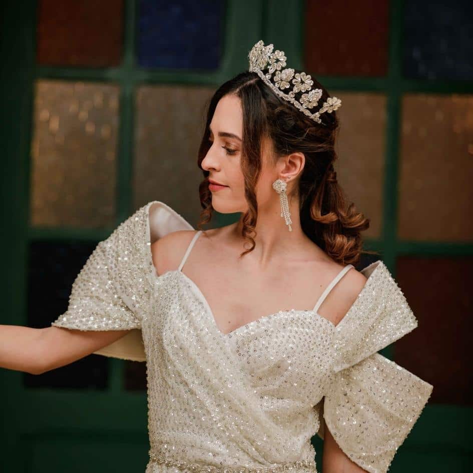 Couronne Douceur Florale Blanc