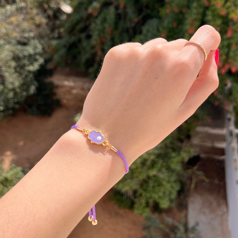 Bracelet KHamsa violet