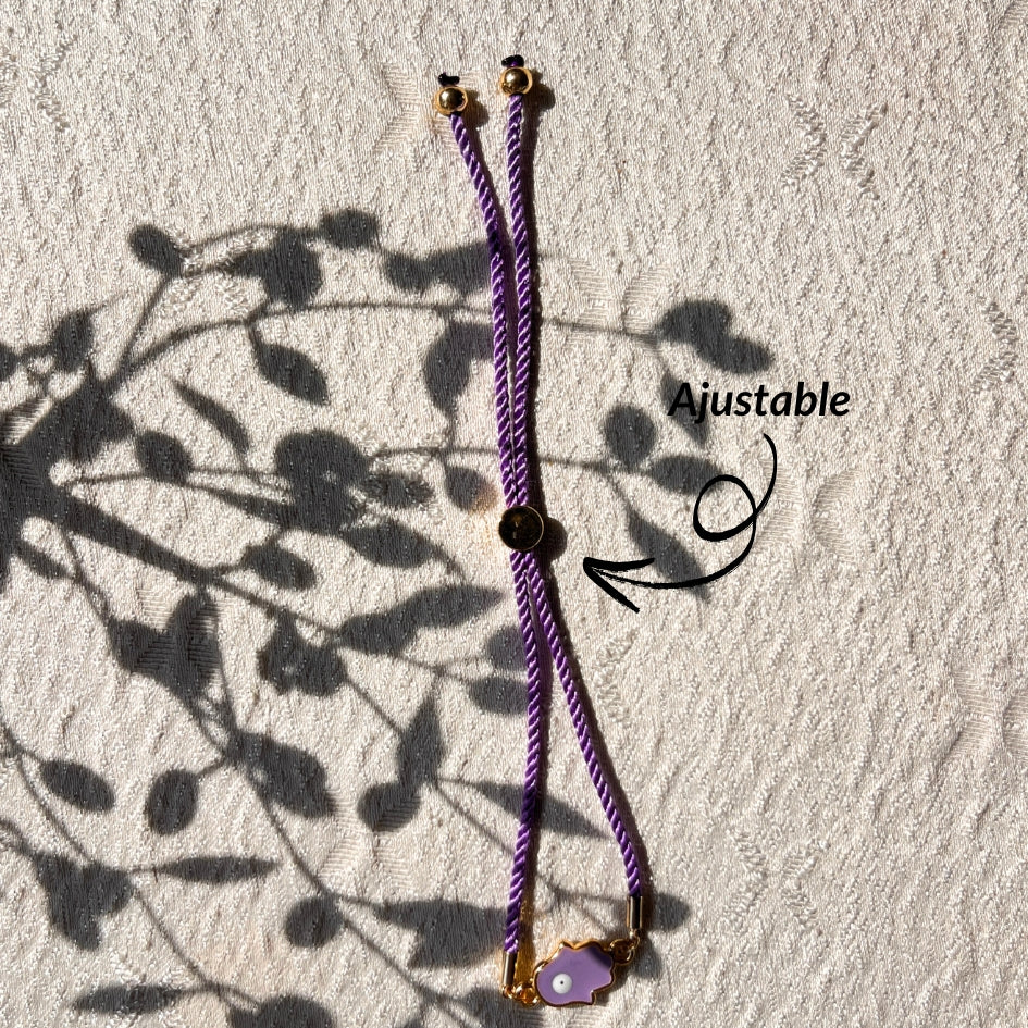 Bracelet KHamsa violet