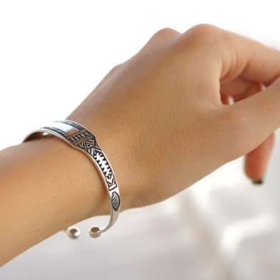 Bracelet Touareg En Argent, bracelet argent berbère