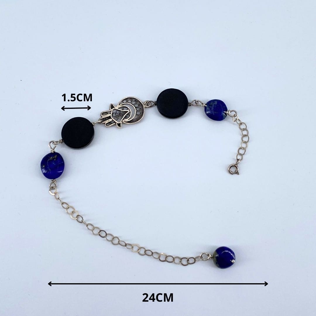 Bracelet Main de Fatma en Bois d'Ébène