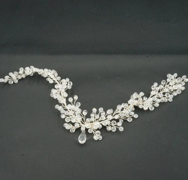 White hair pin, branch model