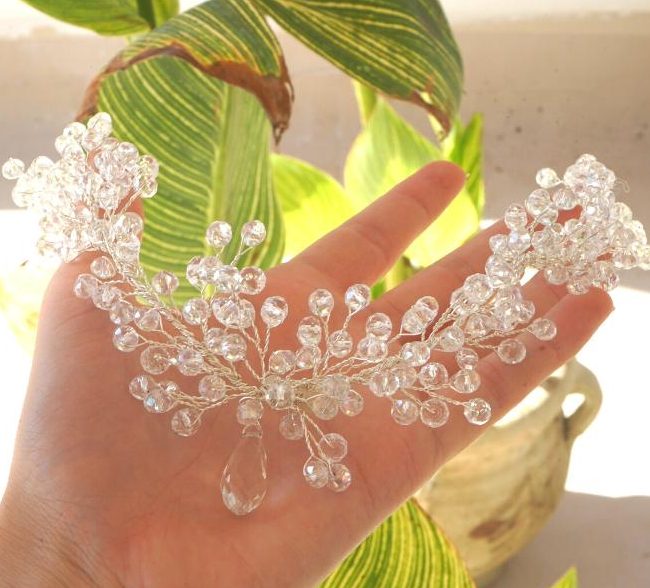 White hair pin, branch model