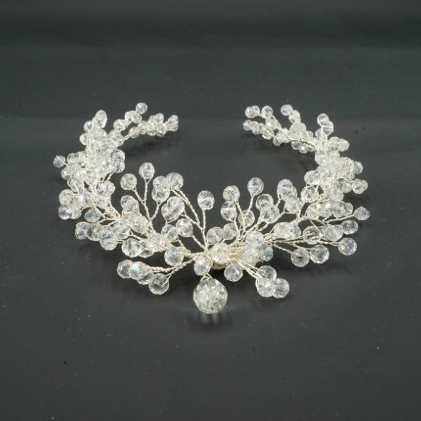 White hair pin, branch model