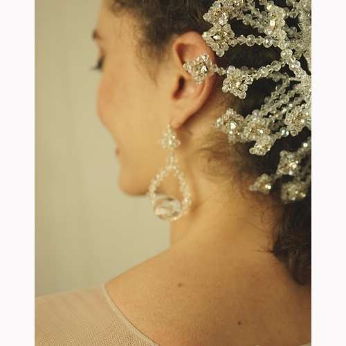 Bridal brooch, diamond model