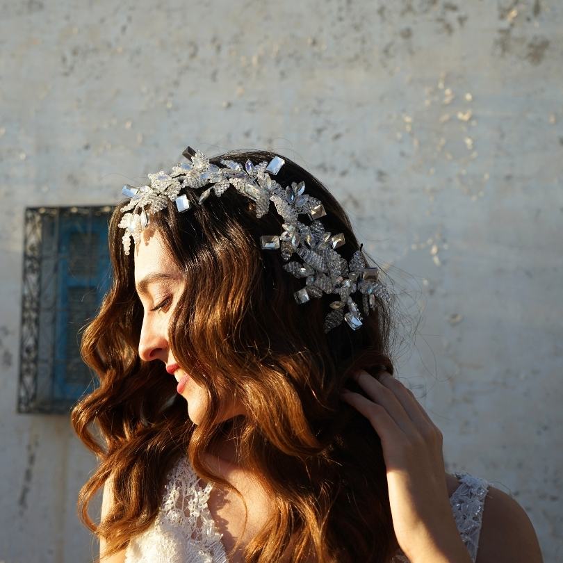 Brooch, Bridal Hairpiece, Wedding Hairpiece Bridal Headband Bridal Hair Piece Bridal Hairstyle Wedding Hairstyle Wedding Hair Accessories Flower Hair
