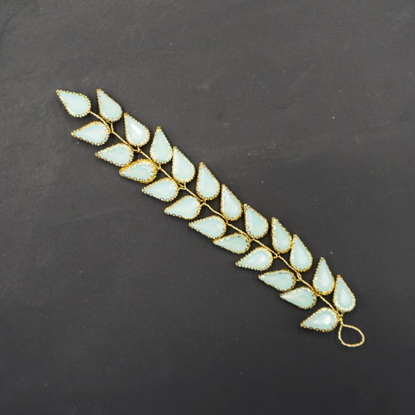 بروش كريستال أزرق، كرمة شعر زفاف زرقاء، مجوهرات شعر زرقاء، لعروسة العروس، مجوهرات مصنوعة يدويًا