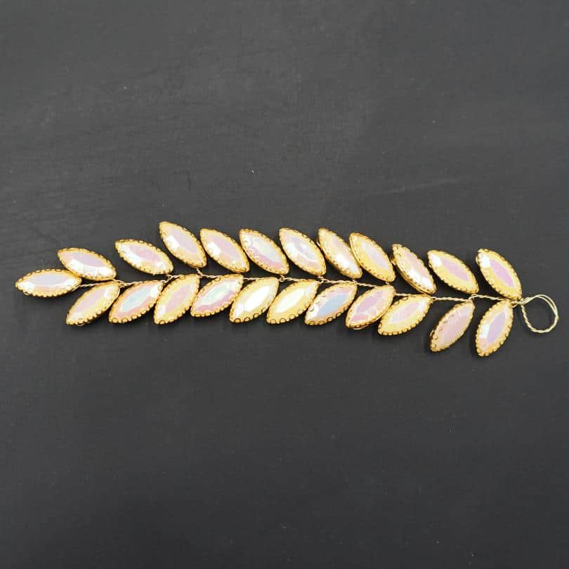 Broche en cristal jaune , Vigne de cheveux mariage jaune , bijoux de cheveux jaune , pour demoiselle d'honneur, fait main bijoux
