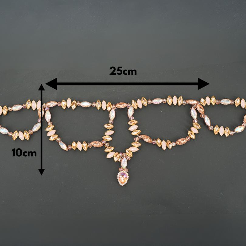 Wedding hair pin,Pink pearl wedding hair piece for bride,Pearl bridal comb,Wedding accessories,Bridal jewelry