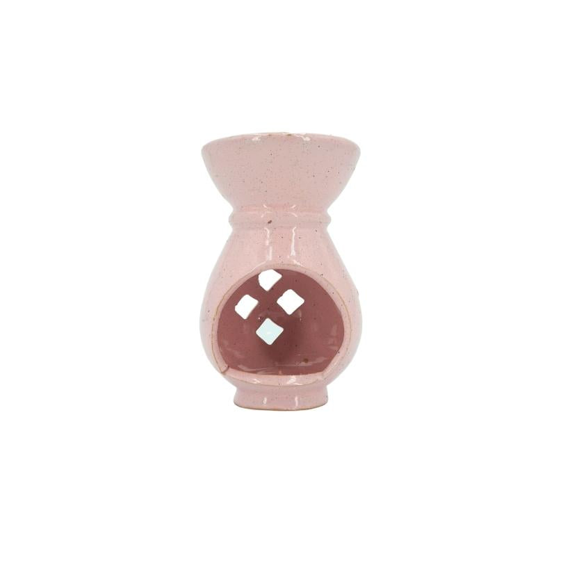 Ceramic Flower Cutout Crackle Oil Burner