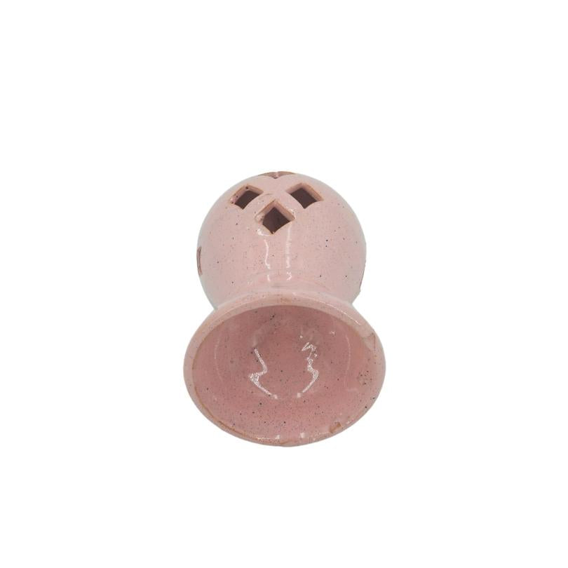 Ceramic Flower Cutout Crackle Oil Burner