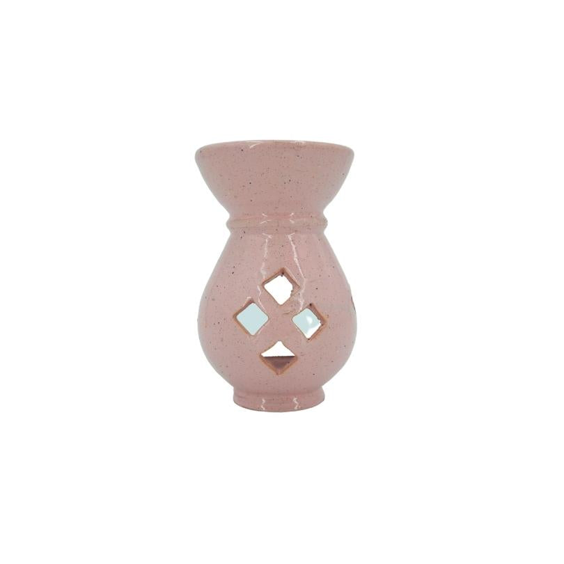 Ceramic Flower Cutout Crackle Oil Burner