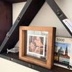 Decorative palm wood photo frame