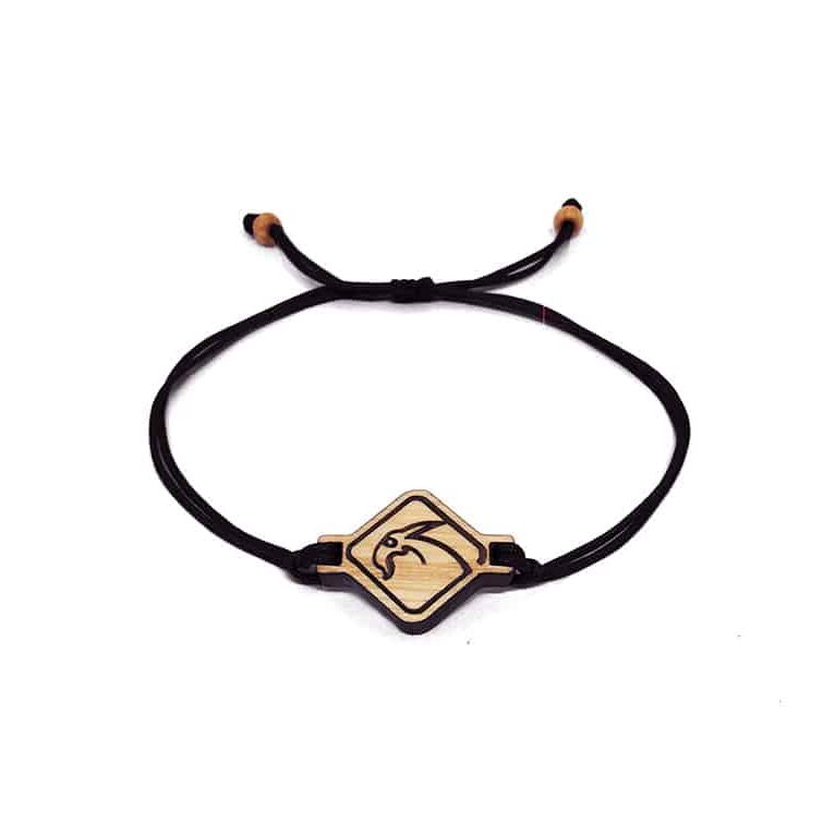 Capricorn Horoscope Bracelet – Solid Wood Pendant