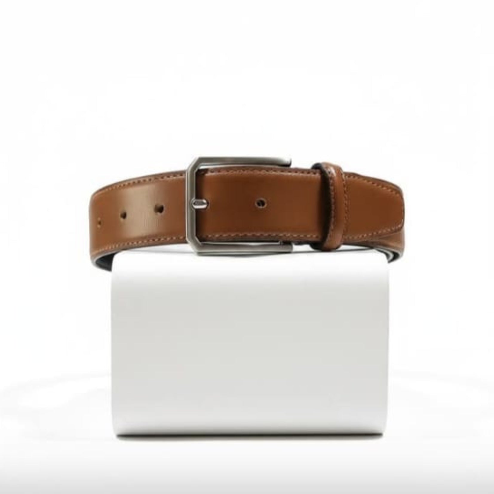 ceinture cuir marron artisanale fabriquée en tunisie qualité premium