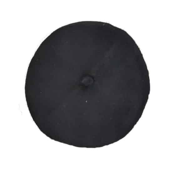 Chéchia noire artisanale en laine pour un style unique et élégant