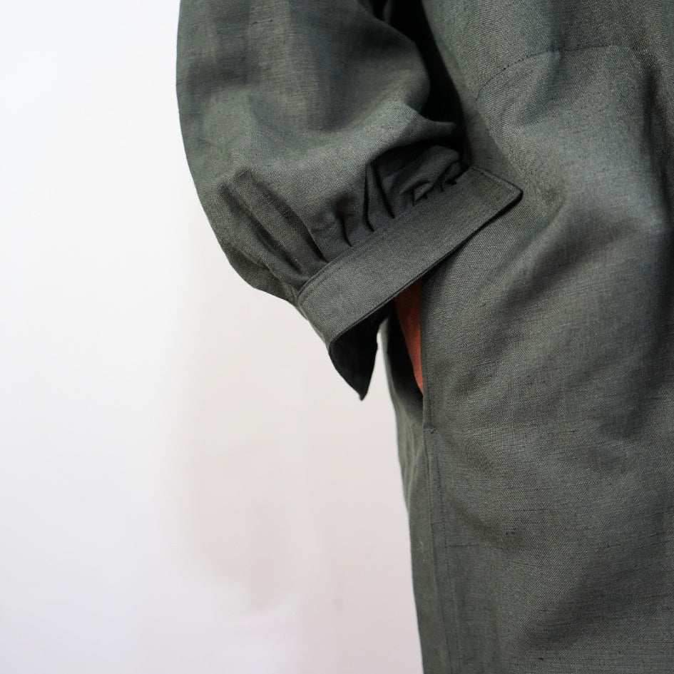 Blouza djerbienne homme en lin et coton style bohème chic