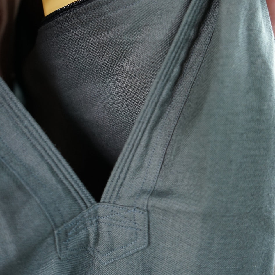 Blouza djerbienne homme en lin et coton style bohème chic