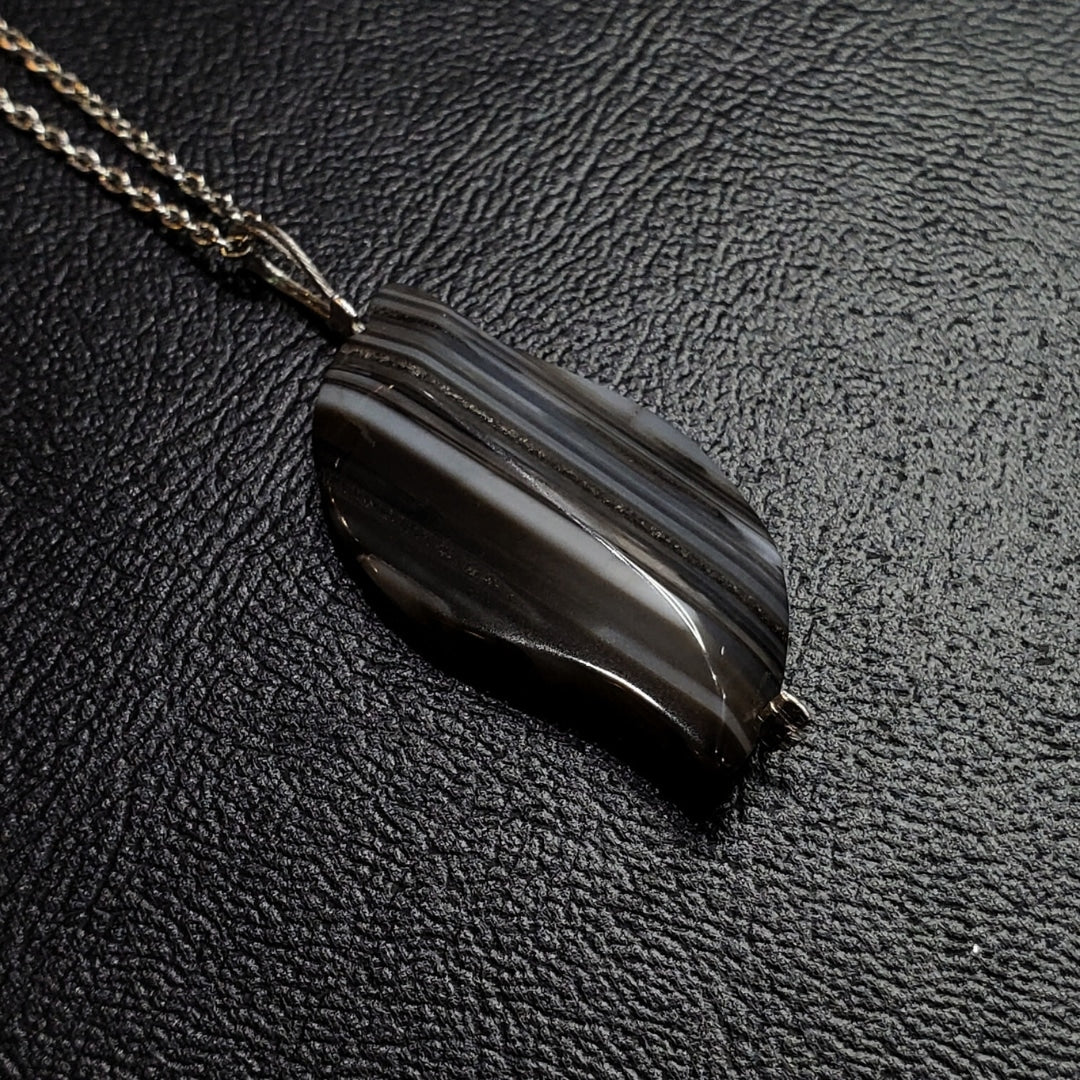 Collier Argent Sardonyx