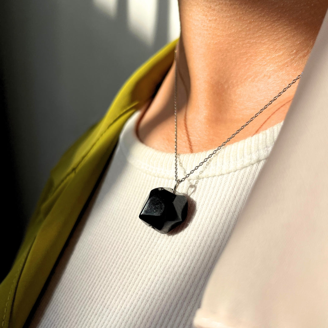 Collier en argent 925 avec grenat