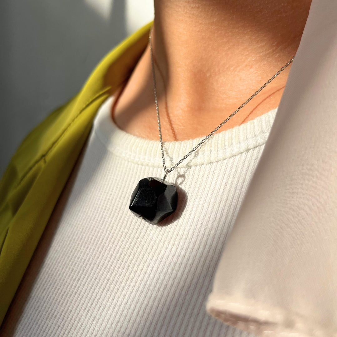 Collier en argent 925 avec grenat