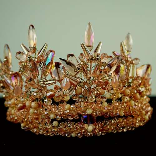 Pink/gold crown Royale model