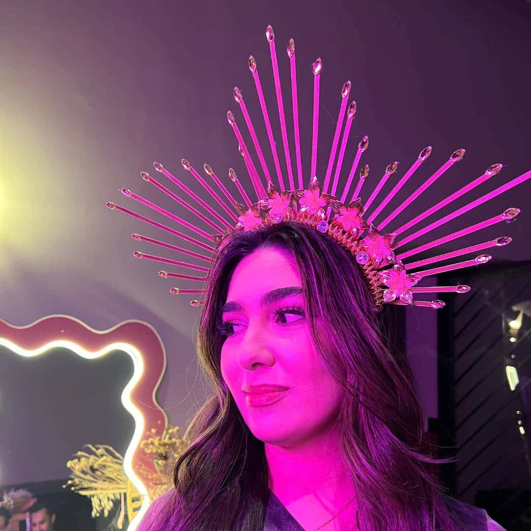 Sun Crown with Golden Flowers