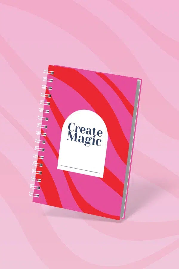 Carnet Planner Create Magic A5 - Couverture Rigide Chic et Fonctionnel