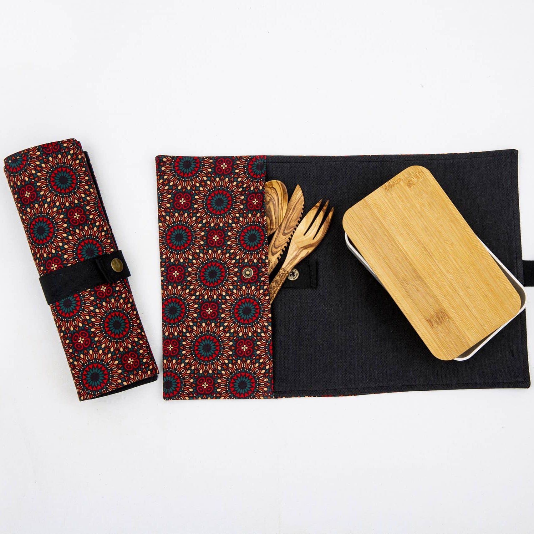 Set de table nomade avec range couverts