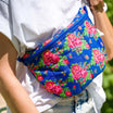Floral Printed Fanny Pack, Inspired by Tunisian Scarves