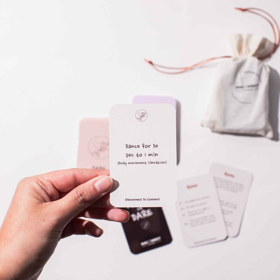 50 cartes jeu actions et vérités "Mindfulness" version anglaise