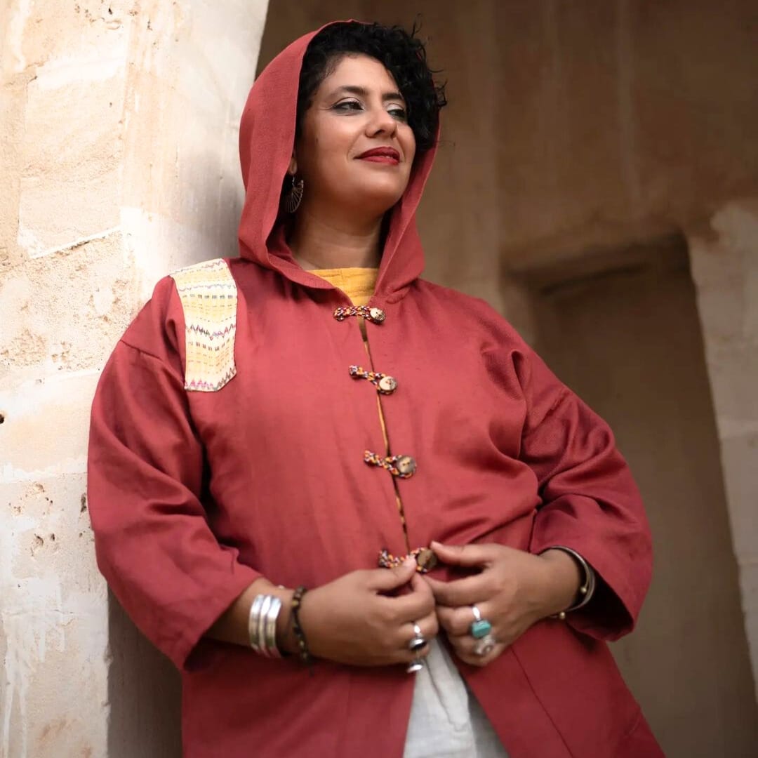 Dengri Tunisien Berbère Rouge - artisanat Tunisien fait main | ILEYCOM