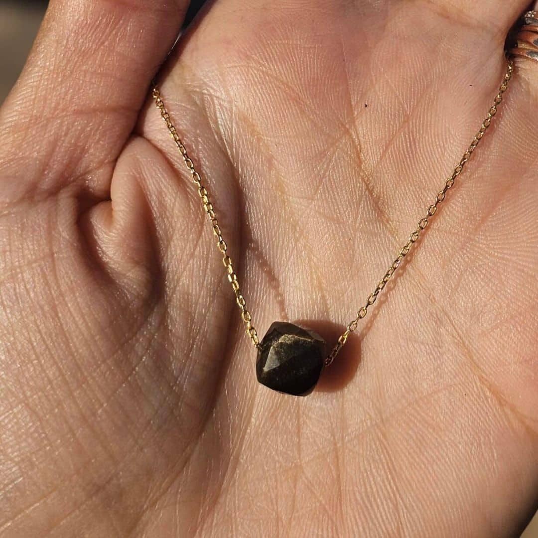 collier argent 925 avec obsidienne dorée élégance et protection