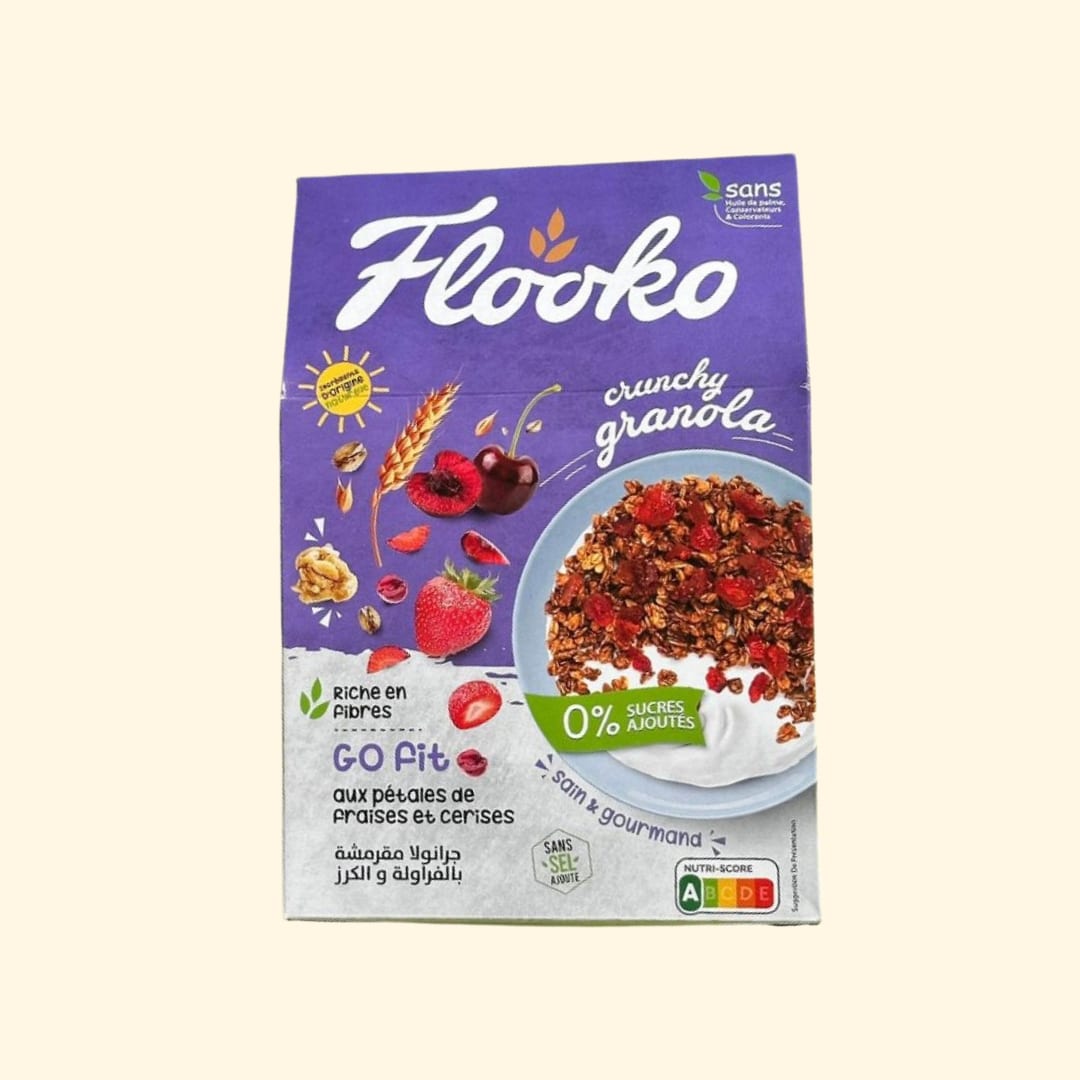 Granola crunchy aux fruits rouges "Gofit "