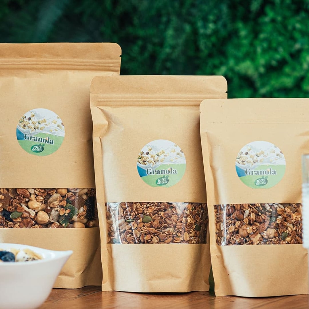 Energy craft granola of dried fruits, organic honey & nutritious grains