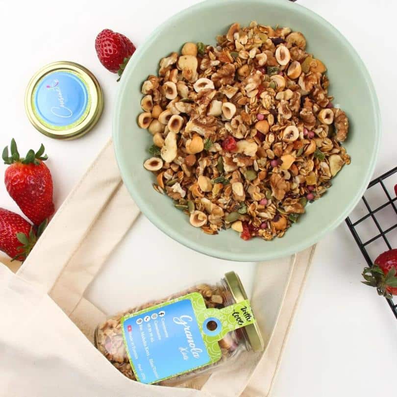 Granola Kids 100 naturel fait maison pour un petit déjeuner sain