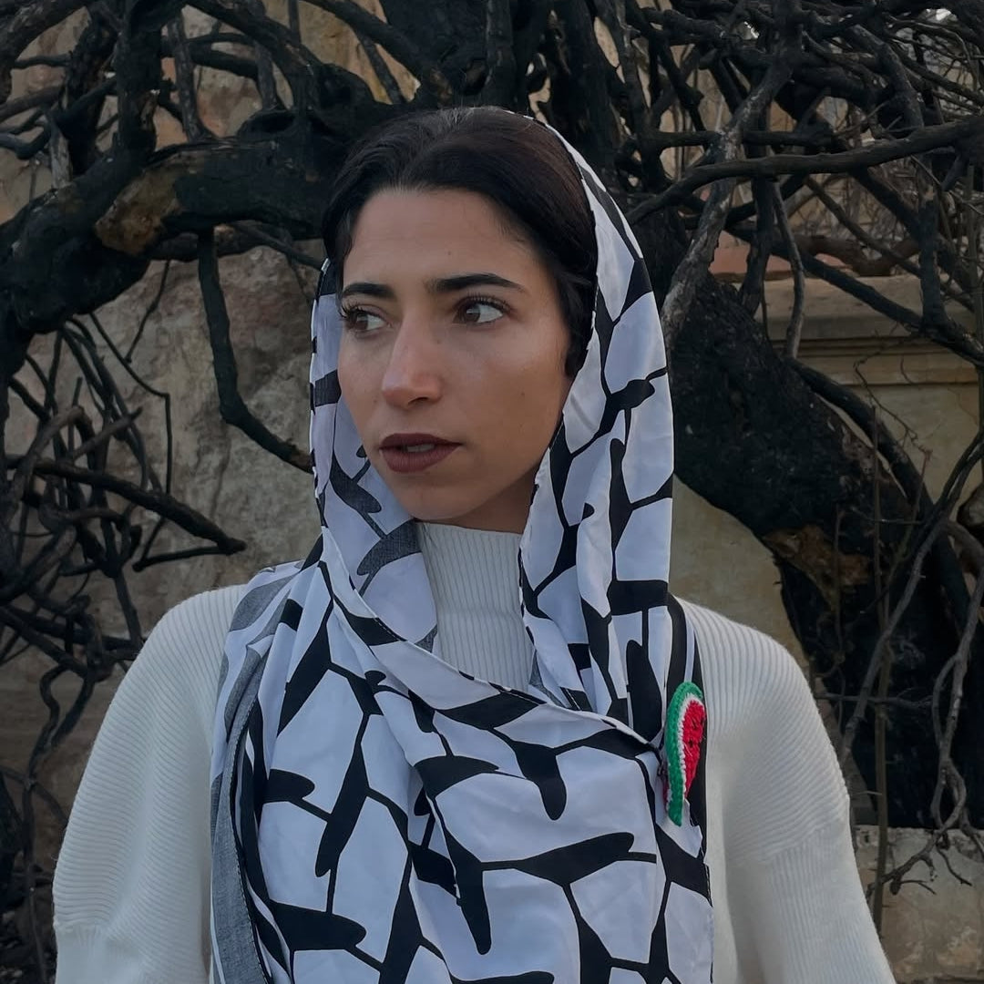 Hijab palestine en voile léger et confortable