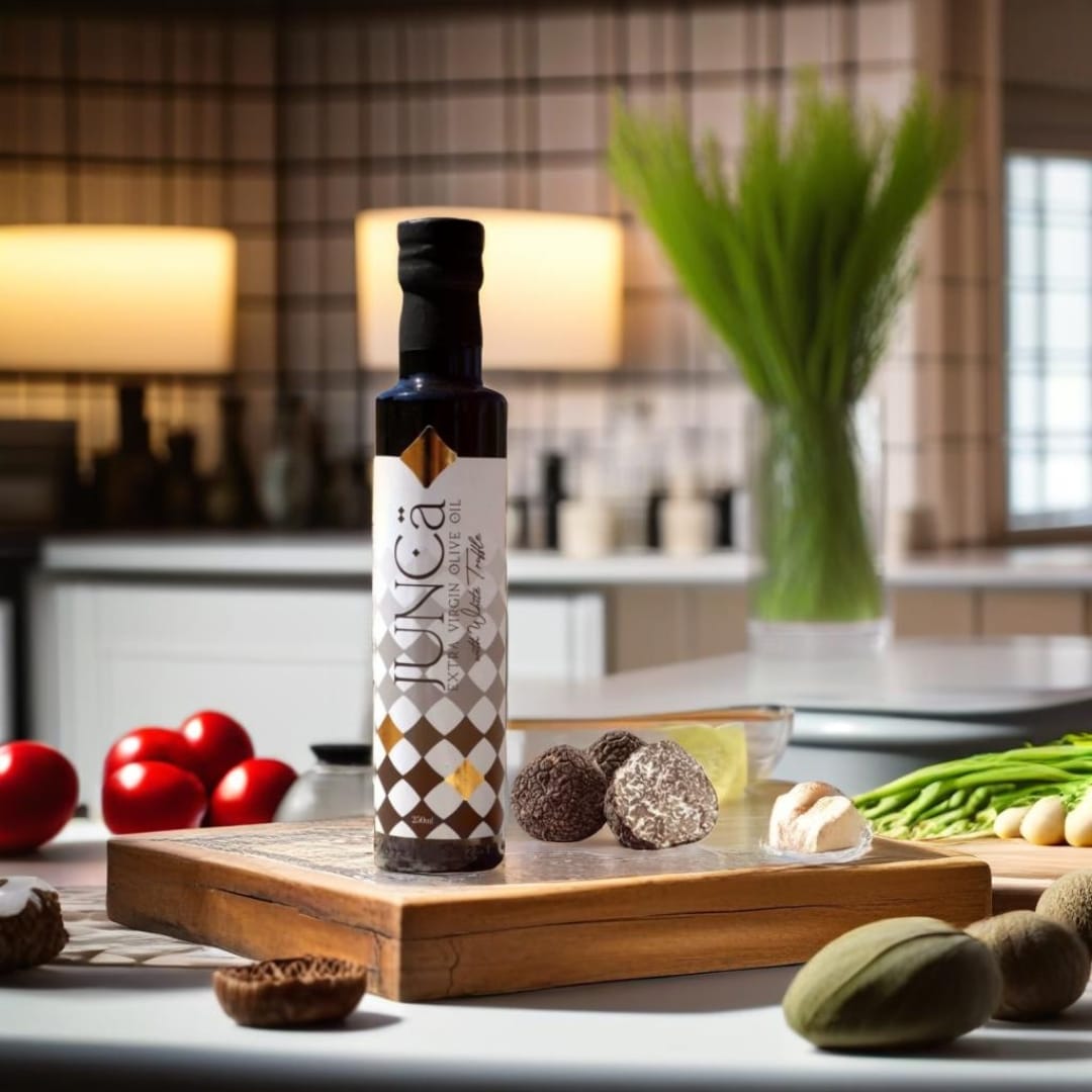 Flavored extra virgin olive oil – Orange, Basil, White Truffle