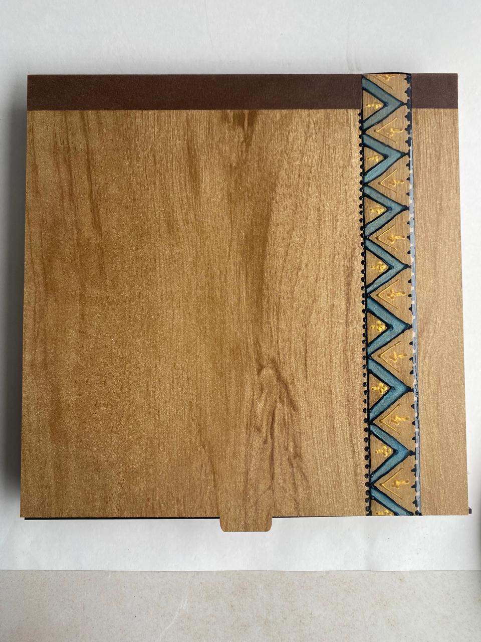 Box Miroir Décoratif 25 cm - Élégance Artisanale Unique