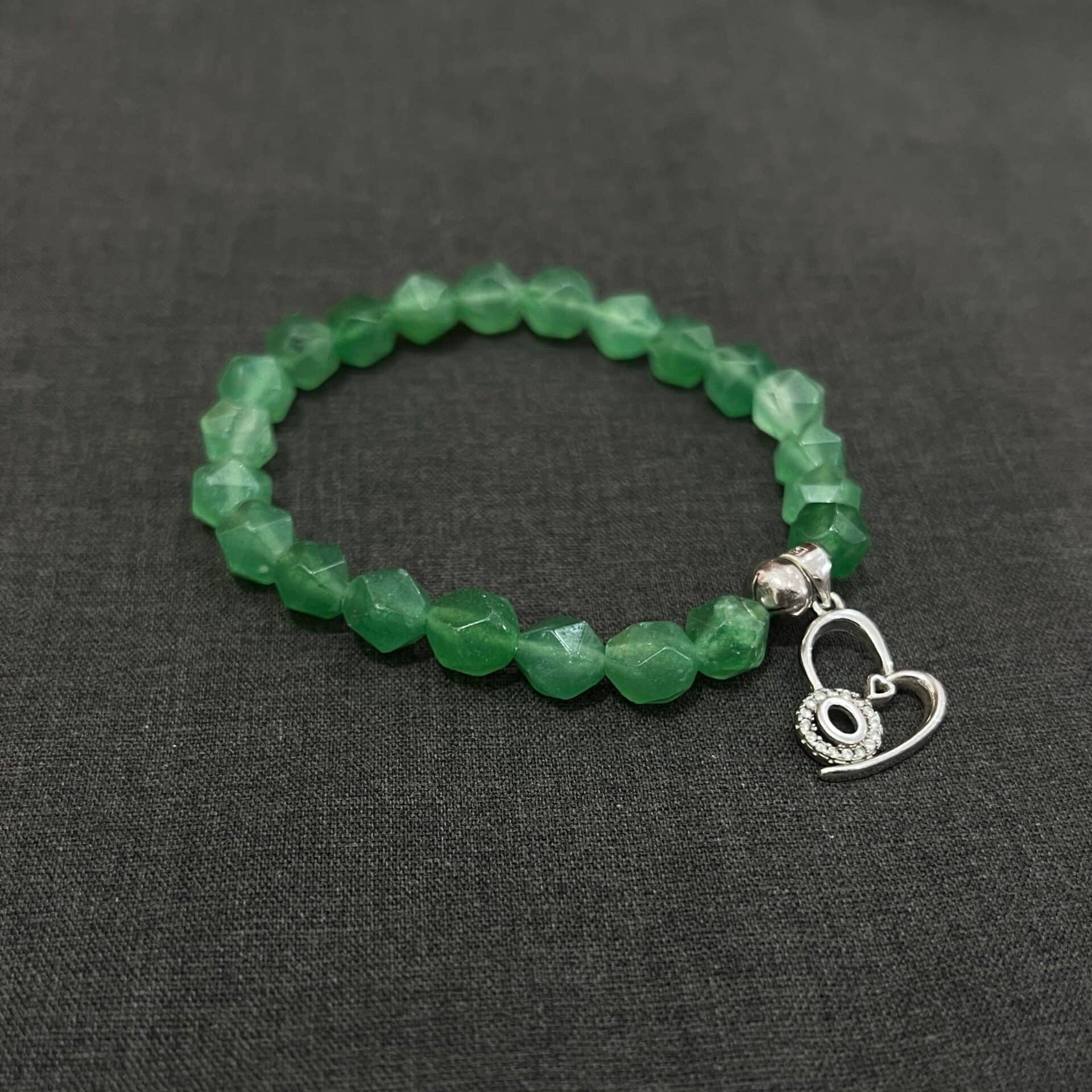 Bracelet ÉQUILIBRE en pierre Aventurine verte