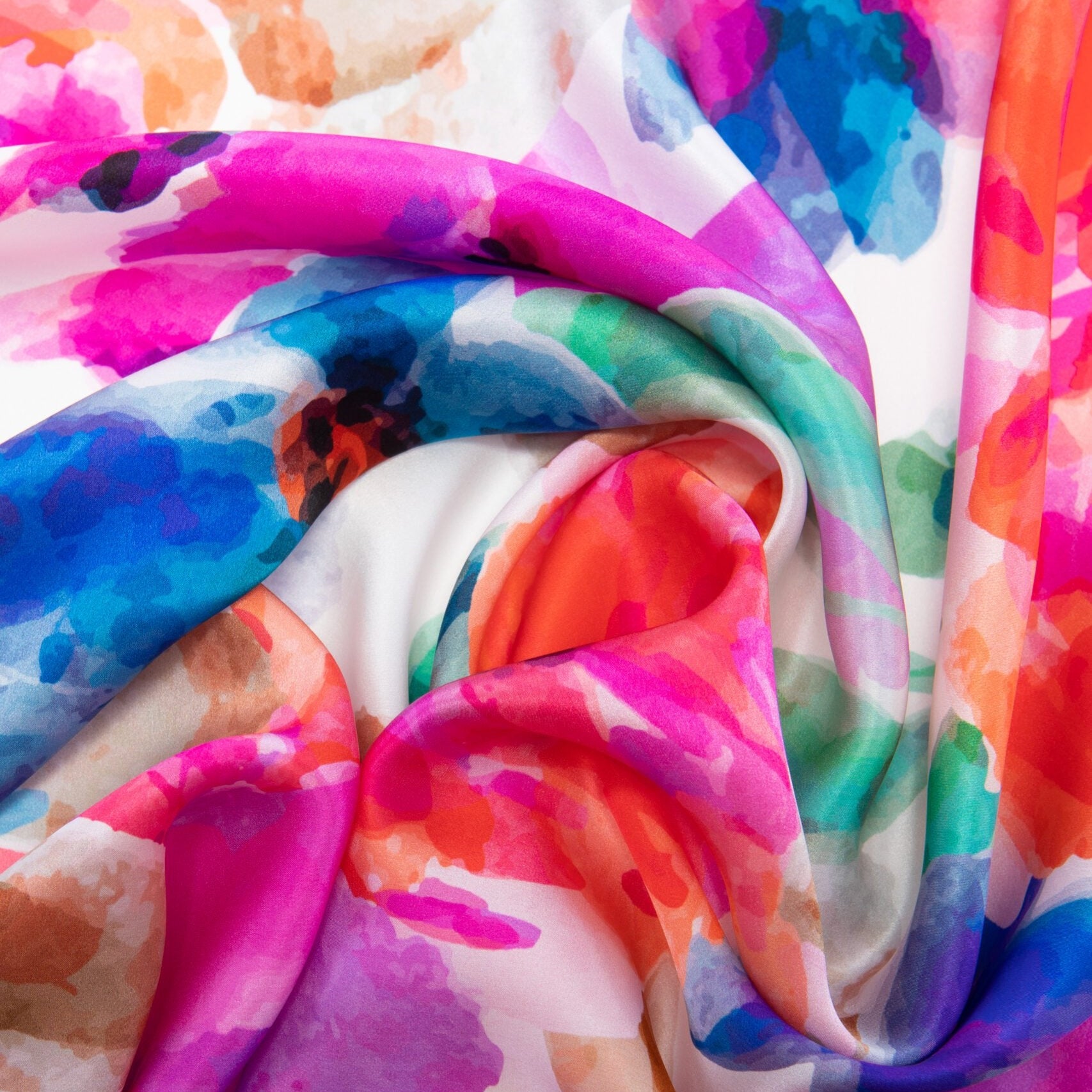 Fancy instinct natural silk scarf in lavender