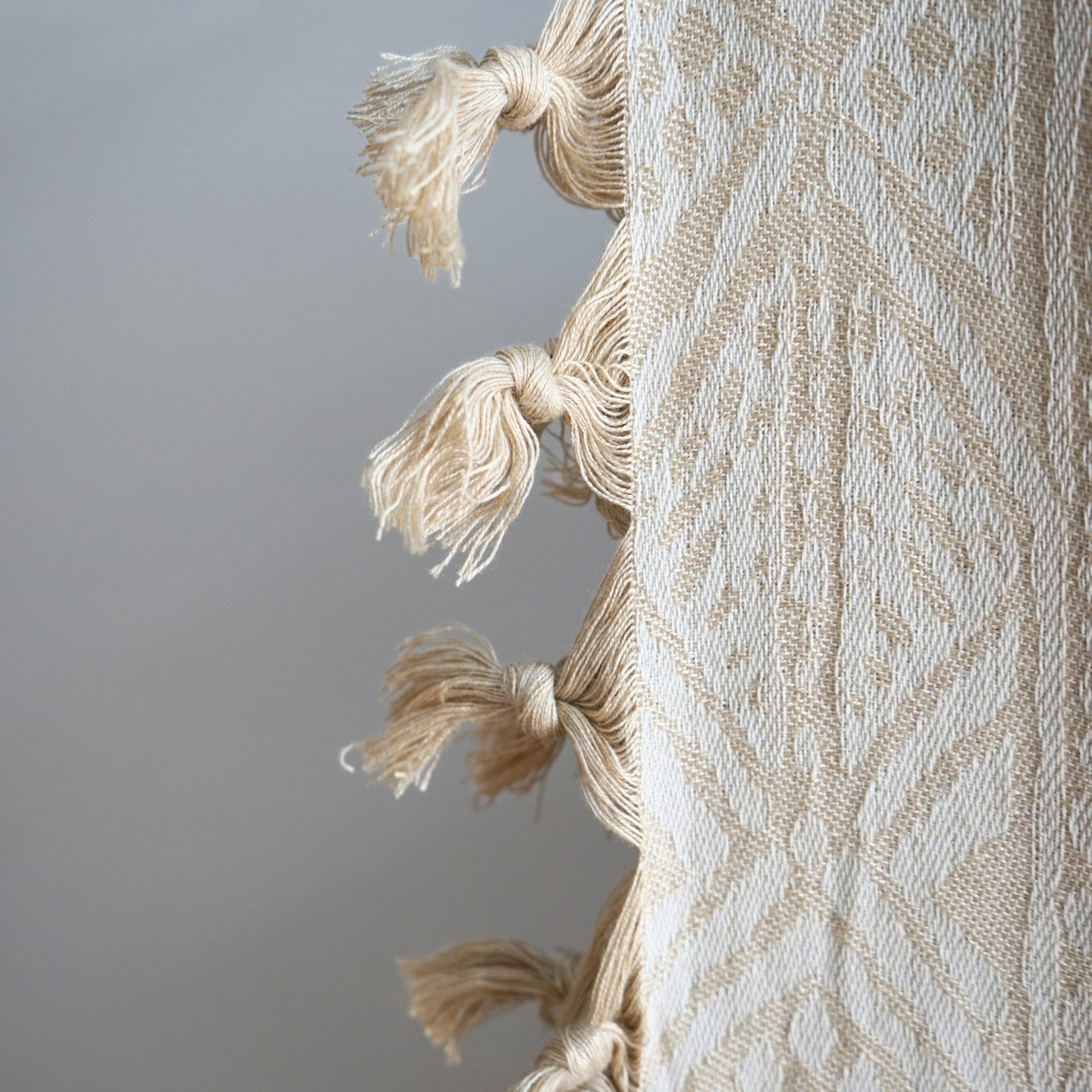 jeté jacquard haut de gamme en coton upcyclé (2 * 3m)