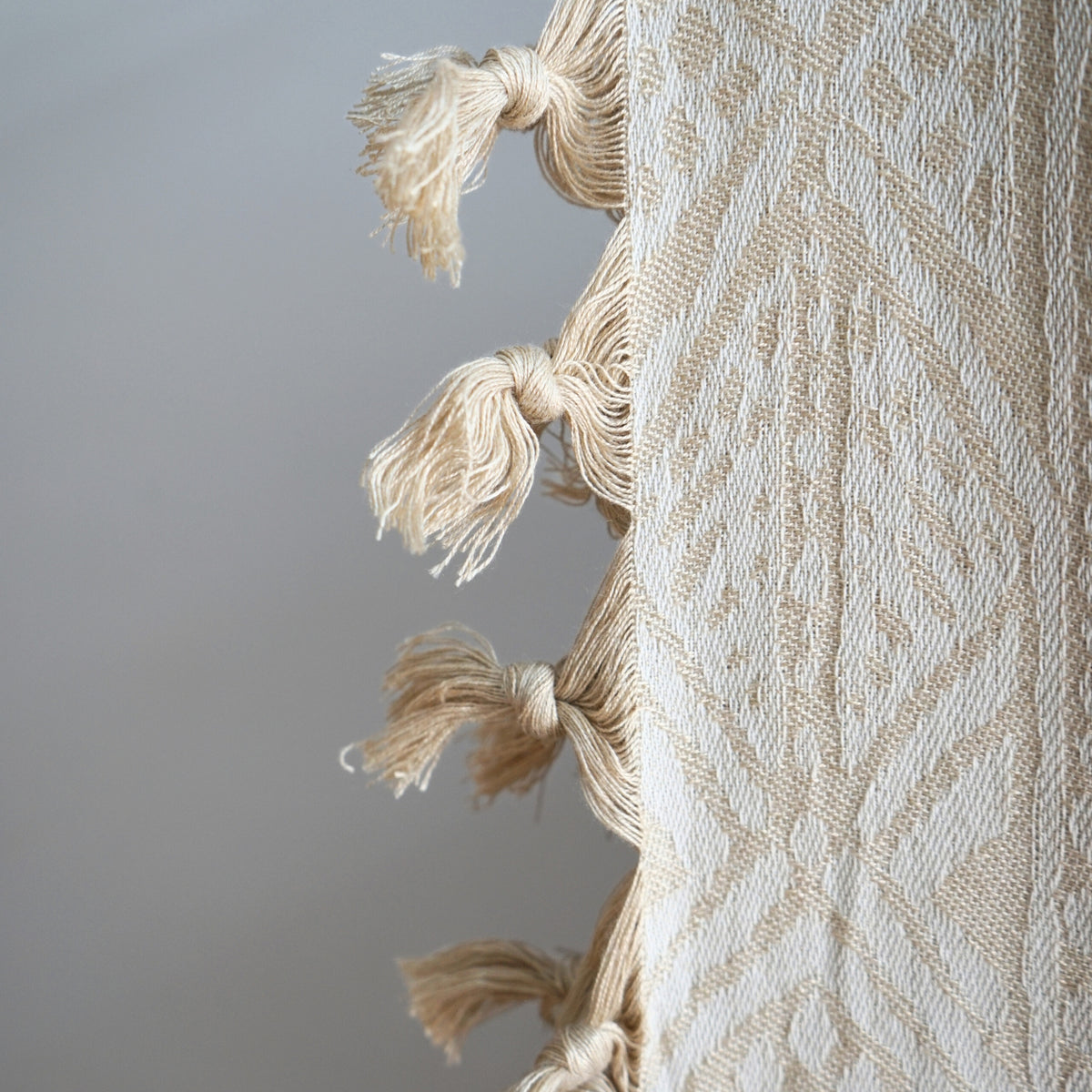 jeté jacquard haut de gamme en coton upcyclé (2 * 3m)
